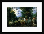 Garden With Animals by Jan Brueghel The Elder)