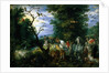 Garden With Animals by Jan Brueghel The Elder)