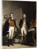 The Army & Navy featuring Arthur Wellesley,1st Duke of Wellington and Vice-Admiral Lord Horatio Nelson by Samuel William (the younger) Reynolds