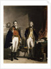 The Army & Navy featuring Arthur Wellesley,1st Duke of Wellington and Vice-Admiral Lord Horatio Nelson by Samuel William (the younger) Reynolds