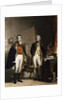The Army & Navy featuring Arthur Wellesley,1st Duke of Wellington and Vice-Admiral Lord Horatio Nelson by Samuel William (the younger) Reynolds