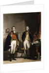 The Army & Navy featuring Arthur Wellesley,1st Duke of Wellington and Vice-Admiral Lord Horatio Nelson by Samuel William (the younger) Reynolds