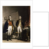 The Army & Navy featuring Arthur Wellesley,1st Duke of Wellington and Vice-Admiral Lord Horatio Nelson by Samuel William (the younger) Reynolds