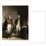The Army & Navy featuring Arthur Wellesley,1st Duke of Wellington and Vice-Admiral Lord Horatio Nelson by Samuel William (the younger) Reynolds