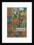 Suffrage to St. George. Rouen, France, late 15th century. by Unknown