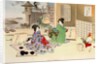 Cleaning the Lacquer Tableware for New Year's Day by Mizuno Toshikata