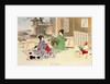 Cleaning the Lacquer Tableware for New Year's Day by Mizuno Toshikata
