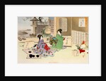 Cleaning the Lacquer Tableware for New Year's Day by Mizuno Toshikata