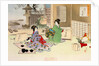 Cleaning the Lacquer Tableware for New Year's Day by Mizuno Toshikata