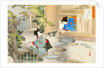 The Entrance to the Tea Room by Mizuno Toshikata