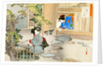 The Entrance to the Tea Room by Mizuno Toshikata