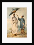 Chinese Lady With Attendant by William Alexander