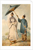 Chinese Lady With Attendant by William Alexander