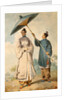Chinese Lady With Attendant by William Alexander