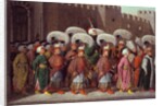 Sultan Mahmud II in Procession, Turkey. Greek School. 1809 by Anonymous Greek artist