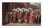 Sultan Mahmud II in Procession, Turkey. Greek School. 1809 by Anonymous Greek artist