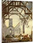 Dunwich church by Michael Angelo Rooker