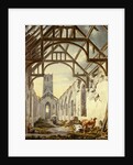 Dunwich church by Michael Angelo Rooker