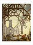 Dunwich church by Michael Angelo Rooker