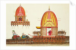 The Idol Juggernaut on his car. Delhi, India, 1822 by Unknown