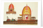 The Idol Juggernaut on his car. Delhi, India, 1822 by Unknown