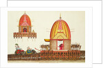 The Idol Juggernaut on his car. Delhi, India, 1822 by Unknown