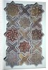 Panel of fifteen tiles. Koshan, Persia, 1262 by Ali ibn Muhammad ibn Abi Tahir