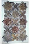 Panel of fifteen tiles. Koshan, Persia, 1262 by Ali ibn Muhammad ibn Abi Tahir