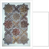 Panel of fifteen tiles. Koshan, Persia, 1262 by Ali ibn Muhammad ibn Abi Tahir