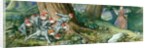 Wood Elves Watching a Lady by Richard Doyle