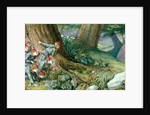 Wood Elves Watching a Lady by Richard Doyle
