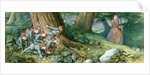 Wood Elves Watching a Lady by Richard Doyle