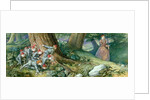 Wood Elves Watching a Lady by Richard Doyle