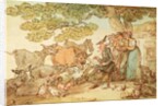 Dr Syntax sketching after nature by Thomas Rowlandson