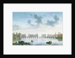 View of Old London Bridge from the West by Claude de Jongh
