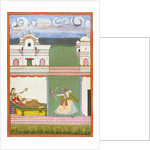 Illustration to The Indian Musical Mode, Vibhasa Ragini. India, mid-18th century by Unknown