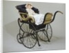 Pram and Wax Doll. England and Germany, 1880s by Unknown