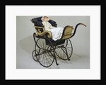 Pram and Wax Doll. England and Germany, 1880s by Unknown