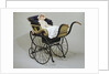 Pram and Wax Doll. England and Germany, 1880s by Unknown