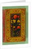 Cover of a manuscript by Nizami