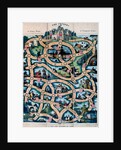 The Journey, playing sheet for the game. England, early 19th century by William Spooner