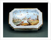 Box depicting peakcocks by Unknown
