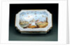 Box depicting peakcocks by Unknown