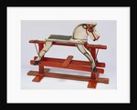 Wooden rocking horse. England, mid-20th century by Unknown