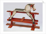 Wooden rocking horse. England, mid-20th century by Unknown