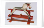 Wooden rocking horse. England, mid-20th century by Unknown