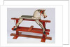 Wooden rocking horse. England, mid-20th century by Unknown
