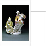 A Chinese man and a boy by Agostino Carlini