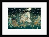 The Dreams of Kusunoki's Warriors in the Battle of Shijo-nawate by Utagawa Kuniyoshi
