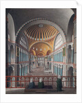 The interior of the Mosque of Aya Sofya by Anonymous Greek artist